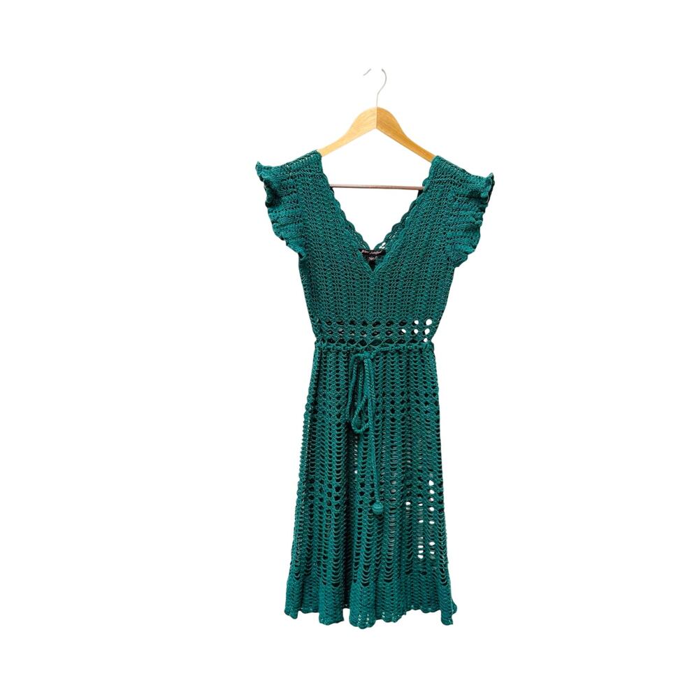Vintage Betsey Johnson Crochet Dress Coverup‎ Women’s Size Medium